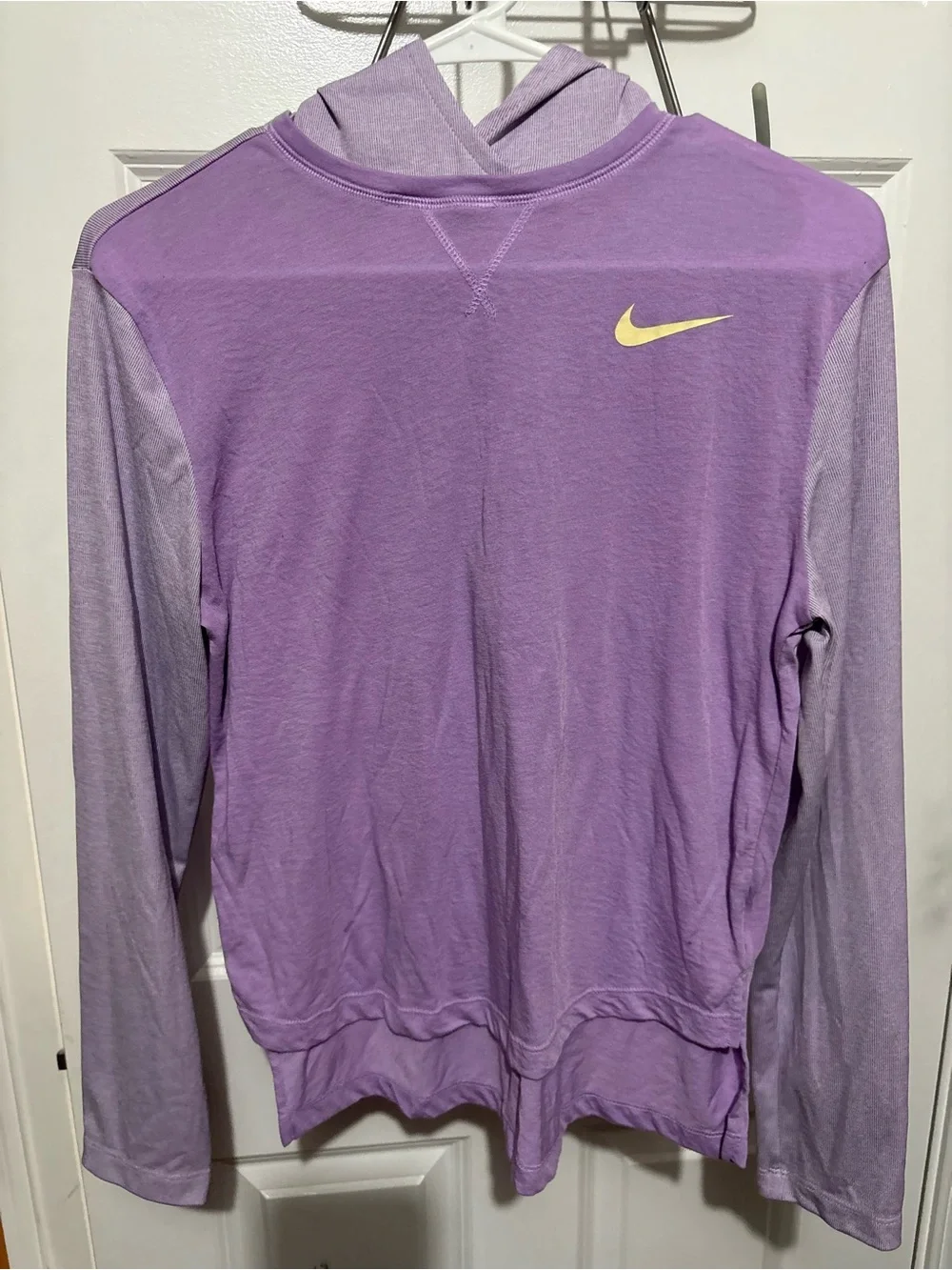 Nike Lavender Hooded Long-Sleeve Top and Nike Yoga Pants